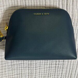 Charles & Keith Navy Pouch - NWOT